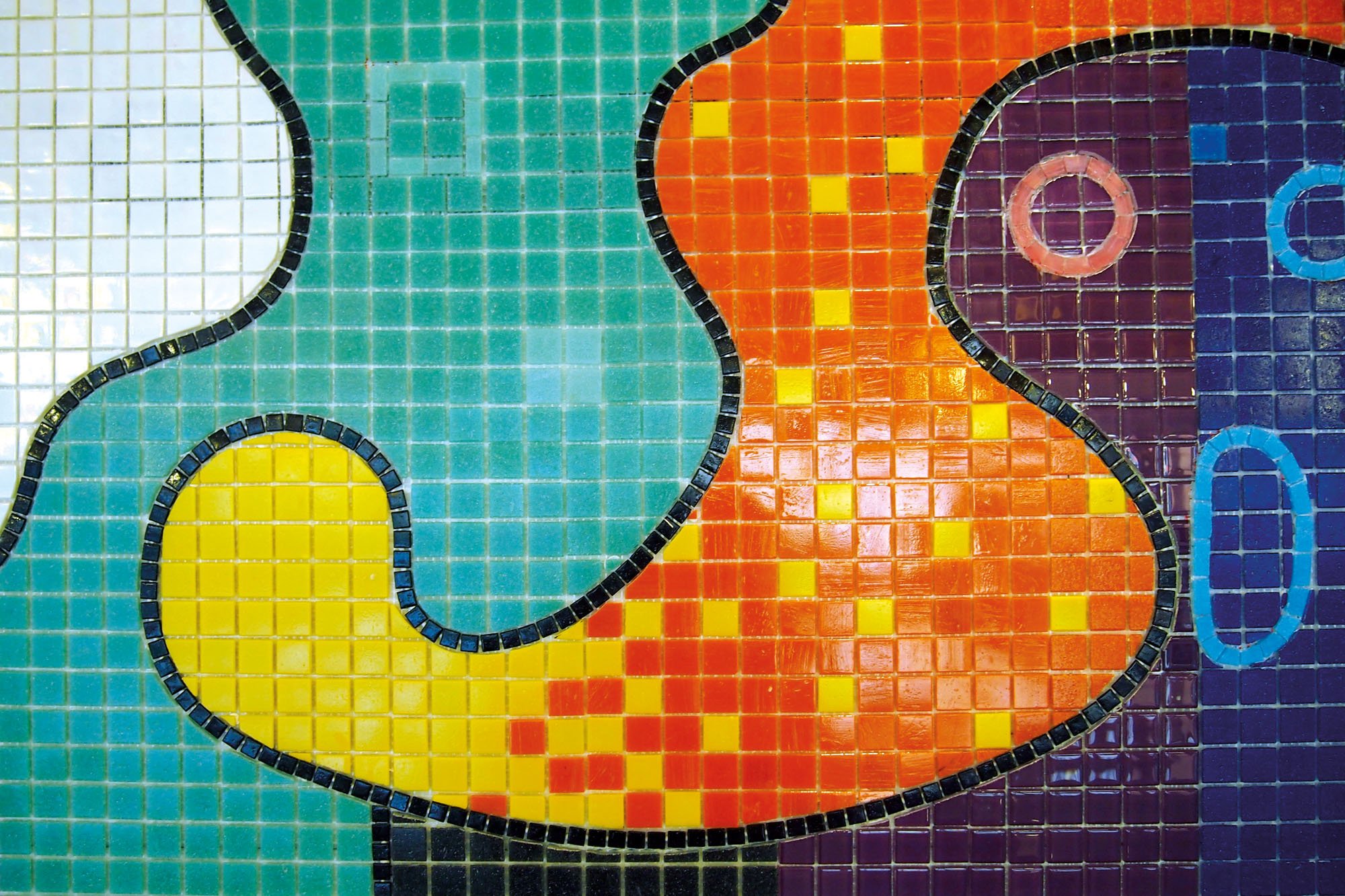 Wellness Palárikovo - mozaika detail, mosaic detail, 2013