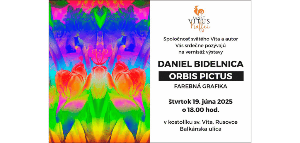 Výstava Daniel Bidelnica | Kaviareň Sankt Vitus Kaffee