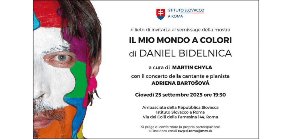 Výstava Môj svet vo farbách v Ríme | Daniel Bidelnica
